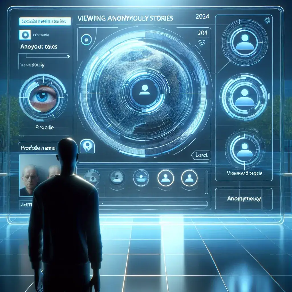 "Infographic illustrating the process of anonymously viewing Instagram stories in 2024, highlighting essential tips and tools for increased privacy and viewer discretion."