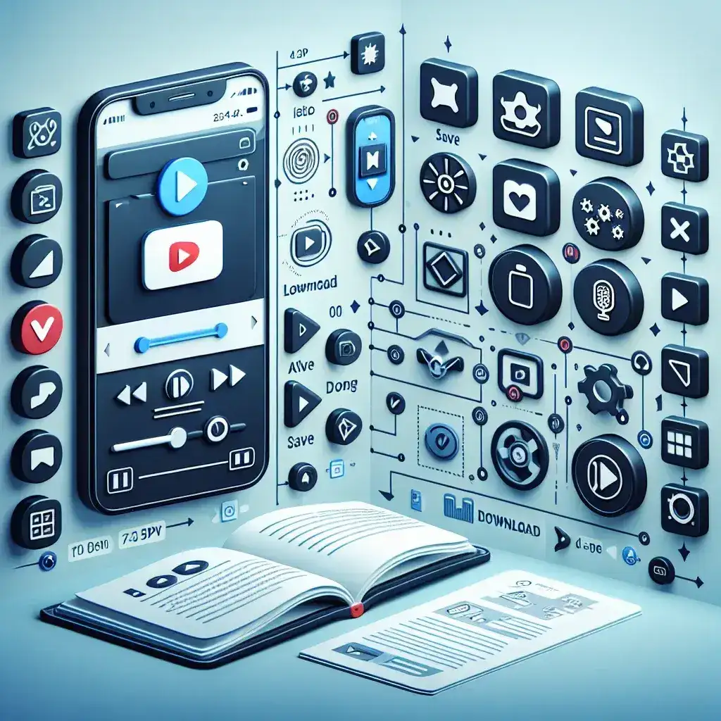 "Person using a TikTok video downloader app on a smartphone to save favorite TikTok videos effortlessly."