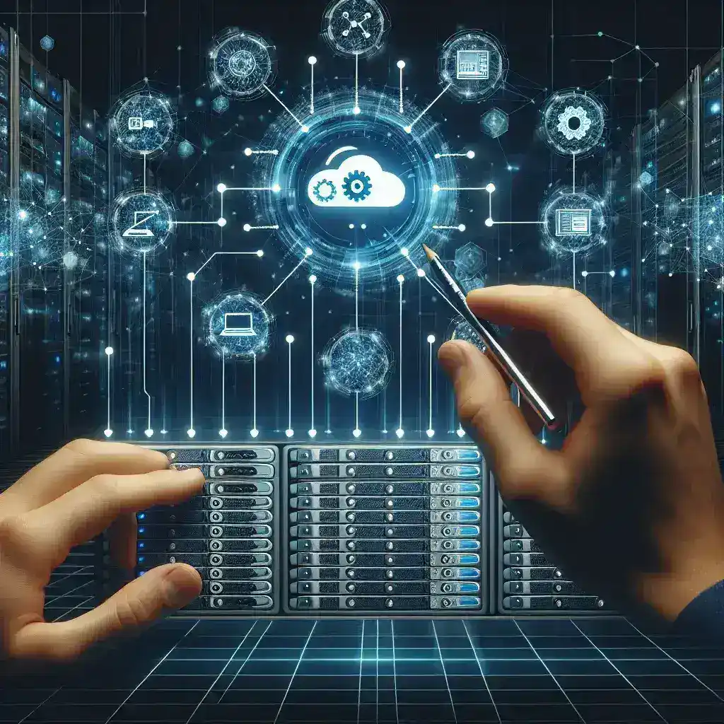 "Advanced Load Balancer Automation Tools for Enhanced Infrastructure Management: Visual representation of automated load balancing technology improving server efficiency and reliability."