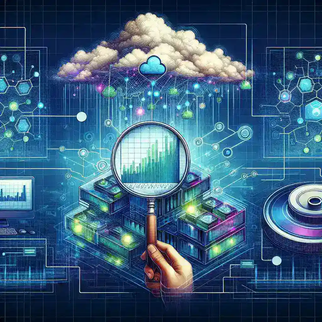 "Infographic illustrating essential tools for monitoring infrastructure cost anomalies, highlighting features for optimizing cloud spending in a comprehensive guide."
